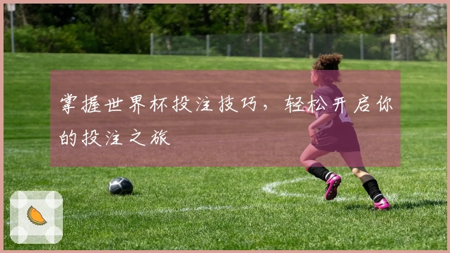 掌握世界杯投注技巧，轻松开启你的投注之旅